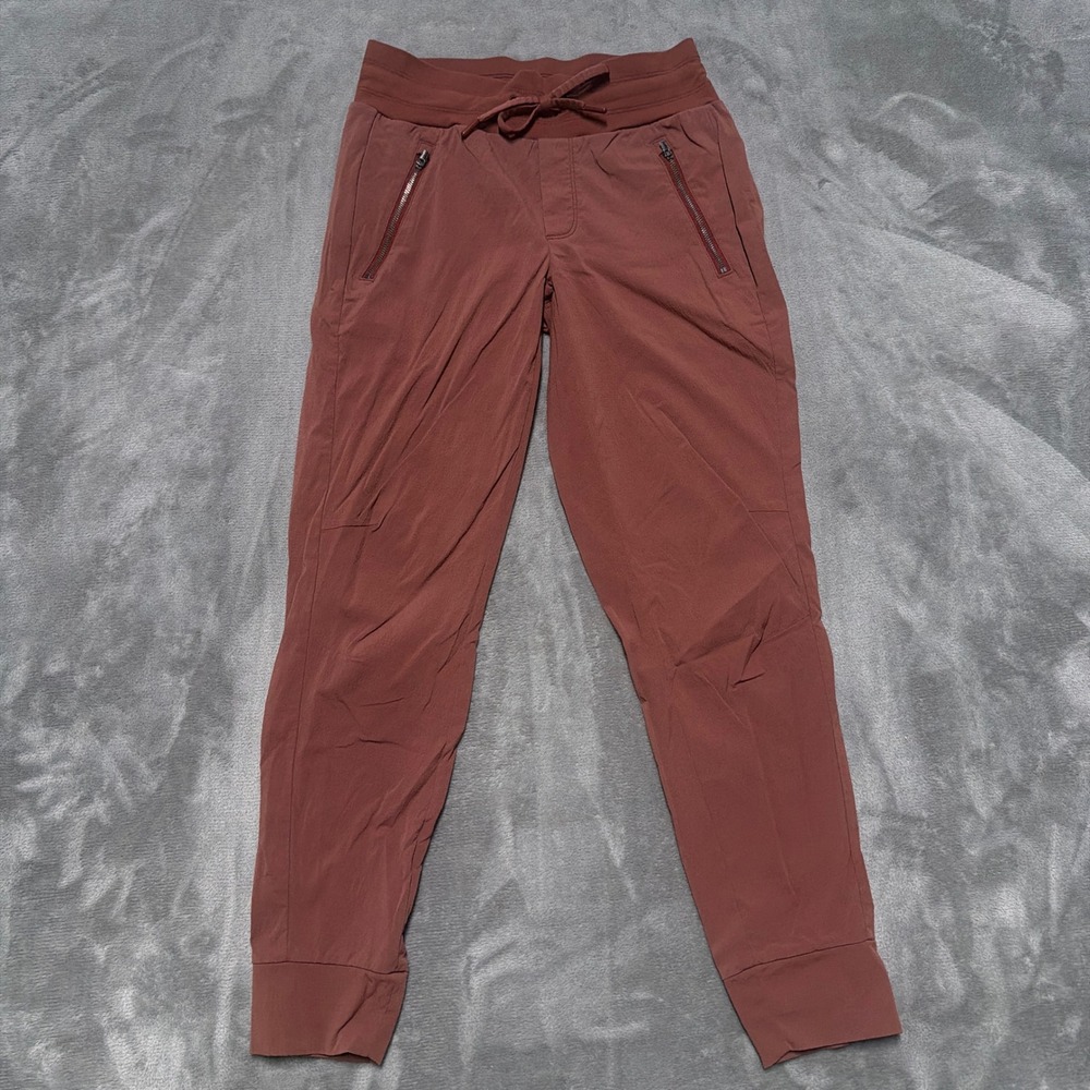 Athleta Trekkie North Jogger Womens 0 Rust Red Hiking Outdoor Lightweight Pants